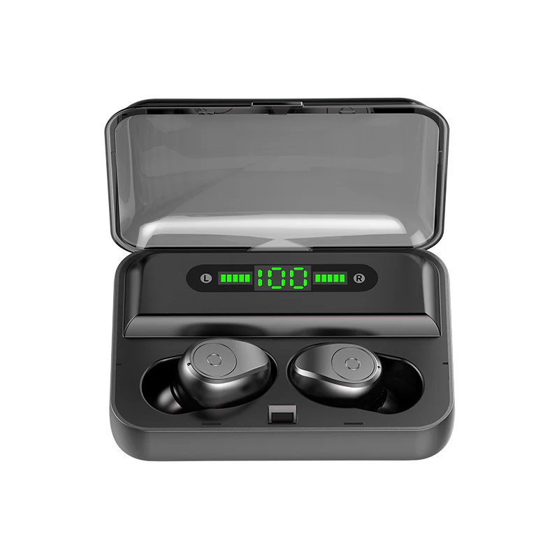 2-in-1 Bluetooth Earbuds with Charging Case & Phone Stand – Wireless & Multifunctional - Image 4