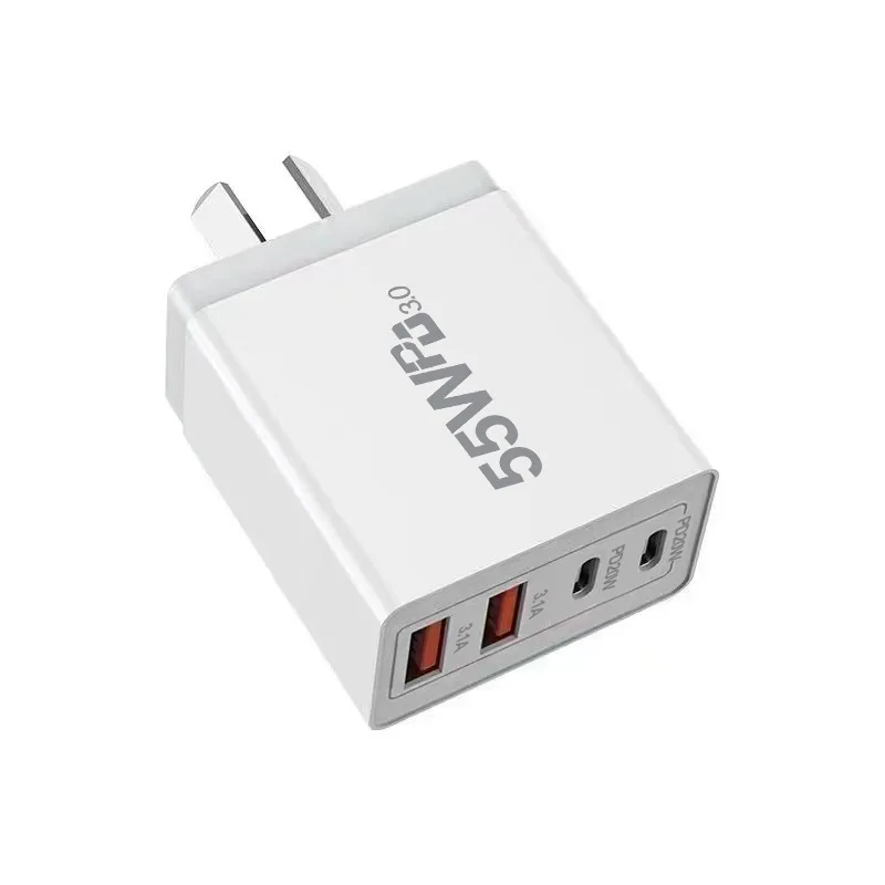 Minisopuru 55W 4-Port USB-C Fast Charger – PD & QC Power Adapter for iPhone, Samsung, Tablets, Laptops. - Image 12