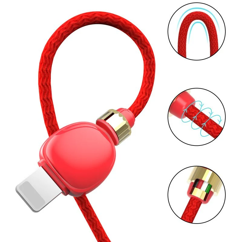 Lantern 3-in-1 Fast Charging Cable – Apple, Android & Type-C | 1.2m Durable Braided Multi-Charger - Image 3