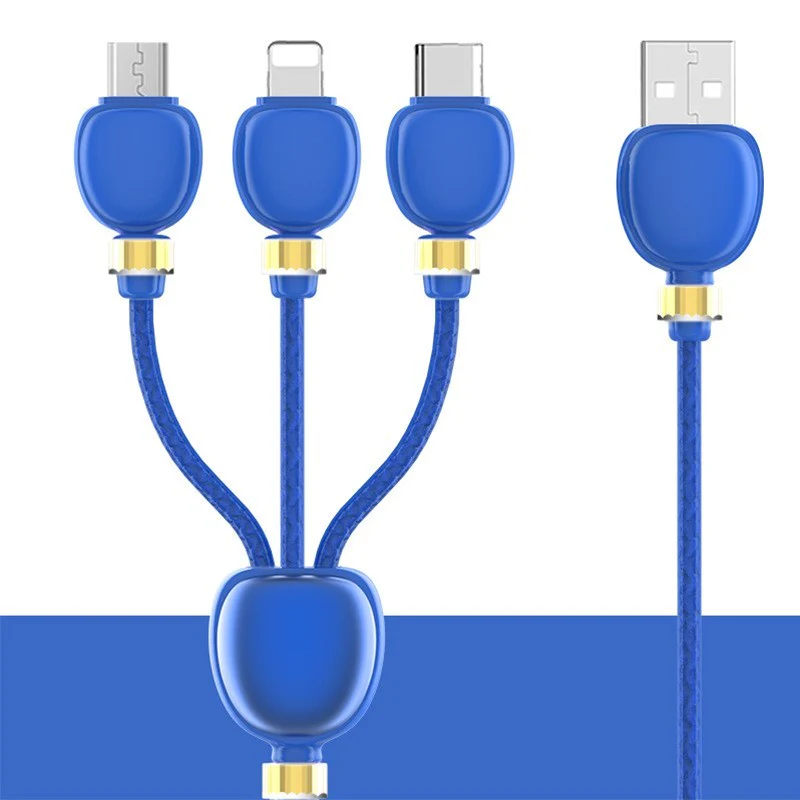 Lantern 3-in-1 Fast Charging Cable – Apple, Android & Type-C | 1.2m Durable Braided Multi-Charger - Image 4