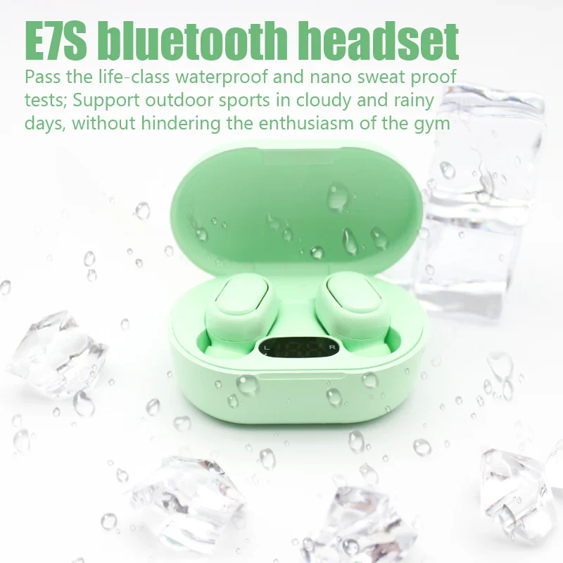 E7S TWS Bluetooth Earphones – Waterproof Sports Earbuds with Noise Cancellation - Image 10