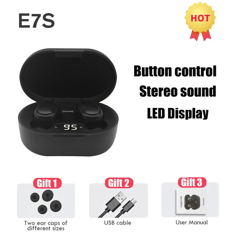 E7S TWS Bluetooth Earphones – Waterproof Sports Earbuds with Noise Cancellation - Image 15