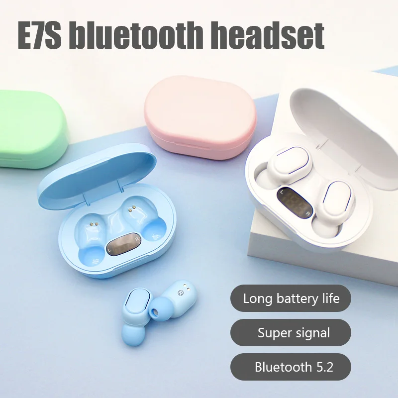 E7S TWS Bluetooth Earphones – Waterproof Sports Earbuds with Noise Cancellation - Image 8