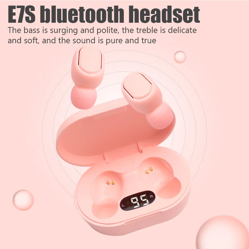 E7S TWS Bluetooth Earphones – Waterproof Sports Earbuds with Noise Cancellation - Image 9