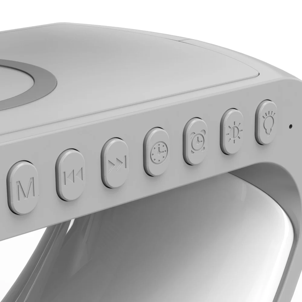 G Shaped LED Lamp Bluetooth Speake Wireless Charger Atmosphere Lamp App Control For Bedroom Home Decor - Image 5