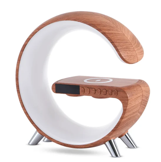 G Shaped LED Lamp Bluetooth Speake Wireless Charger Atmosphere Lamp App Control For Bedroom Home Decor - Image 8