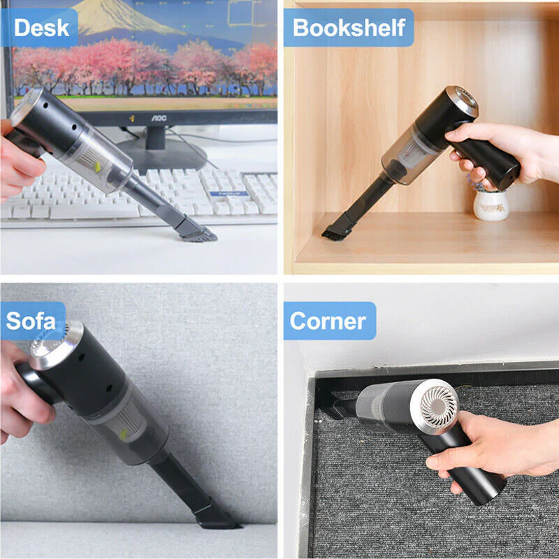 High-Power Cordless Portable Car Vacuum Cleaner Rechargeable Handheld for Easy Cleaning of Car, Home & Small Spaces - Image 10