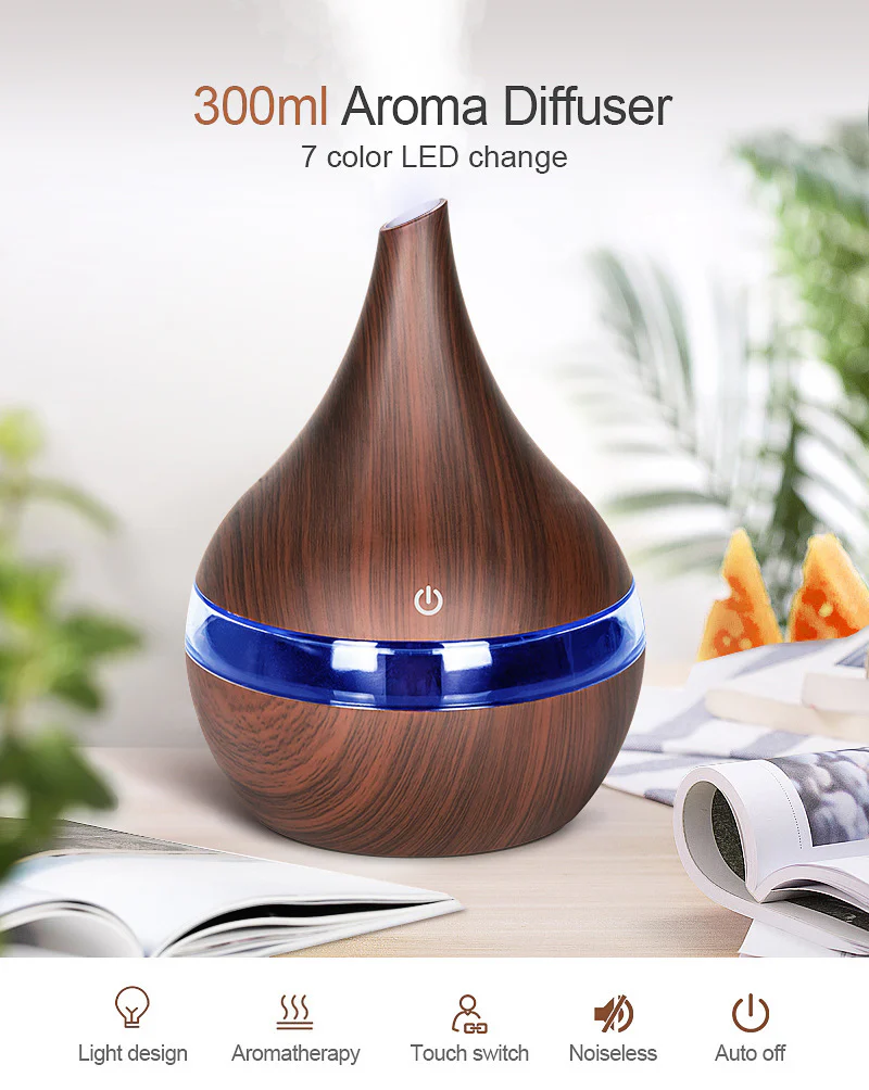 Relax & Refresh with the LED Essential Oil Diffuser – Aromatherapy & Ambiance in One - Image 3