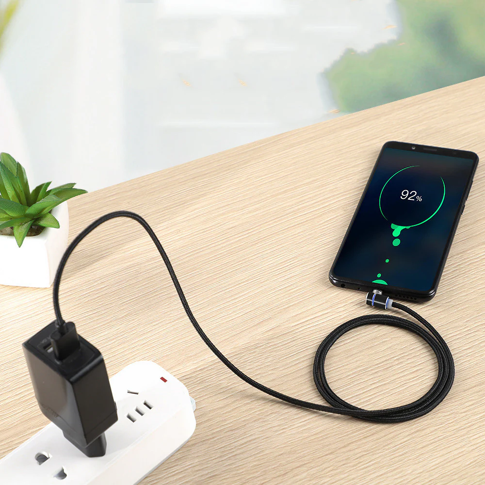 Magnetic LED USB & USB-C Charging Cable with Magnetic Connector - Image 6