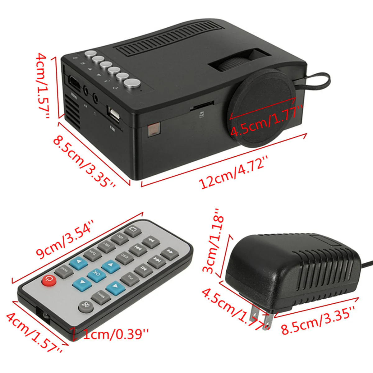 Mini HD LED Projector – Portable Cinema Anywhere - Image 8