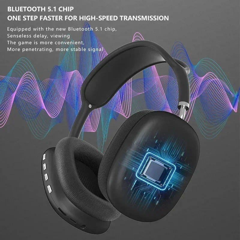 P9 Wireless Bluetooth Headset Outdoor Sports Gaming Wireless Headphones With Mic Noise Cancelling Earbuds Bluetooth Earphones - Image 5