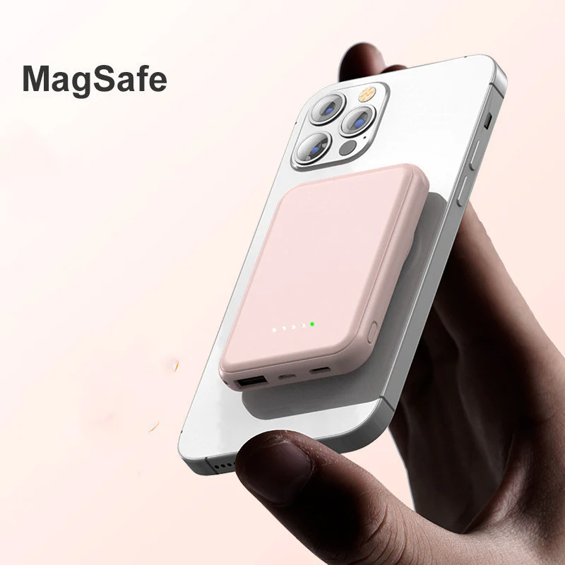 Pocket-Size Magnetic Wireless Power Bank – 10000mAh Fast Charge for Phones - Image 4