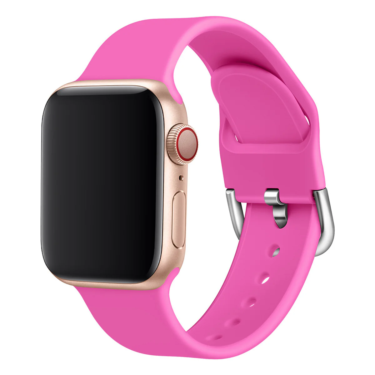 Solid Color Silicone Watch Strap with Durable Buckle – Comfortable & Stylish Replacement Band - Image 13