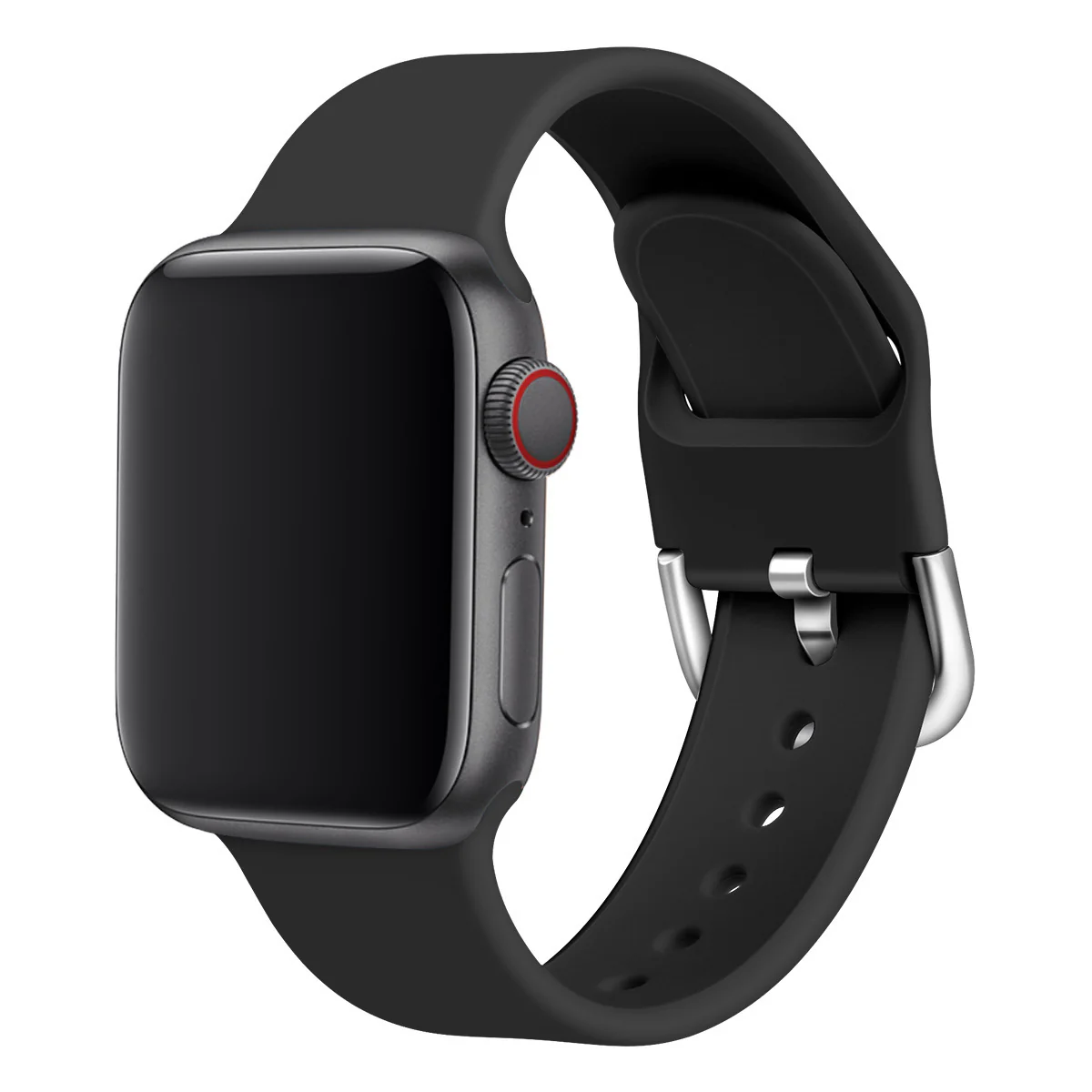 Solid Color Silicone Watch Strap with Durable Buckle – Comfortable & Stylish Replacement Band - Image 5