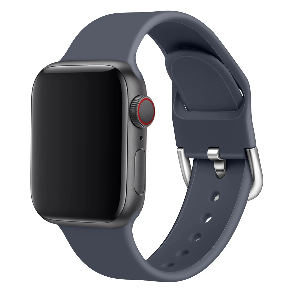 Solid Color Silicone Watch Strap with Durable Buckle – Comfortable & Stylish Replacement Band - Image 6