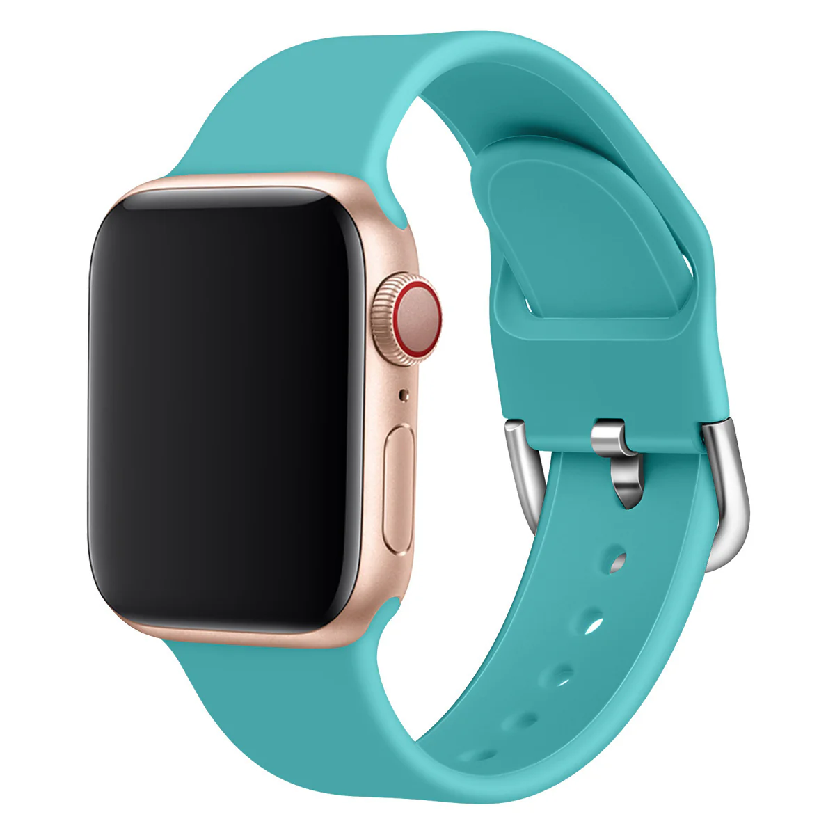Solid Color Silicone Watch Strap with Durable Buckle – Comfortable & Stylish Replacement Band - Image 7
