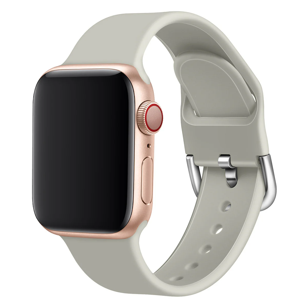 Solid Color Silicone Watch Strap with Durable Buckle – Comfortable & Stylish Replacement Band - Image 8