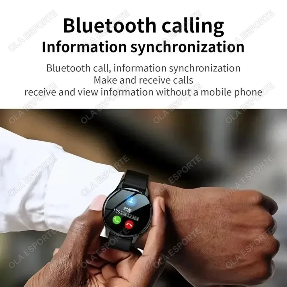 Smart Watch 6 Pro – 1.28” Full Touch Bluetooth Calling Smartwatch with Blood Pressure & Heart Rate Monitor for iOS & Android - Image 3
