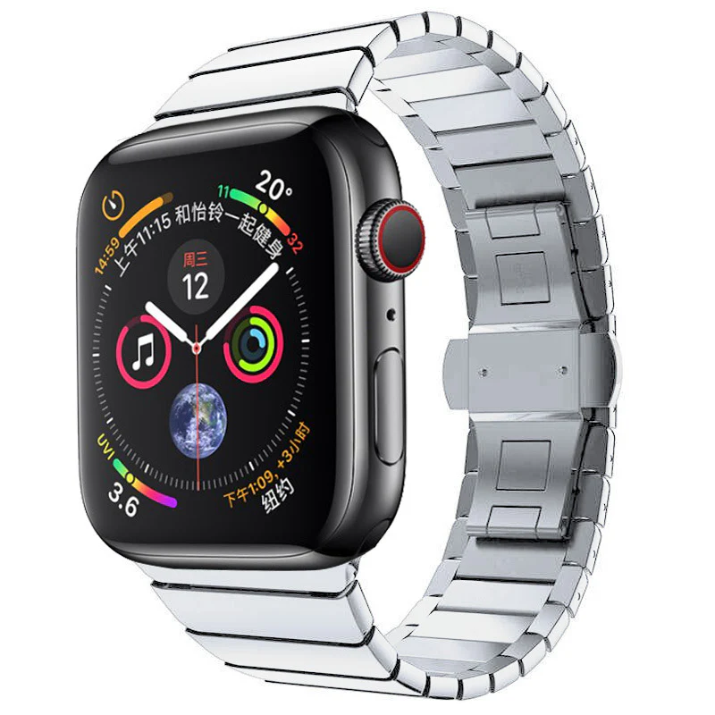 Stainless Steel Apple Watch Band - Image 6