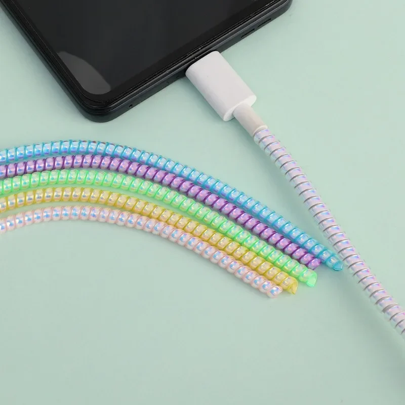 Durable Anti-Bite Cable Protector for iPhone β Transparent Charger Cord Winder for 18W & 20W Fast Charging Cables - Image 4