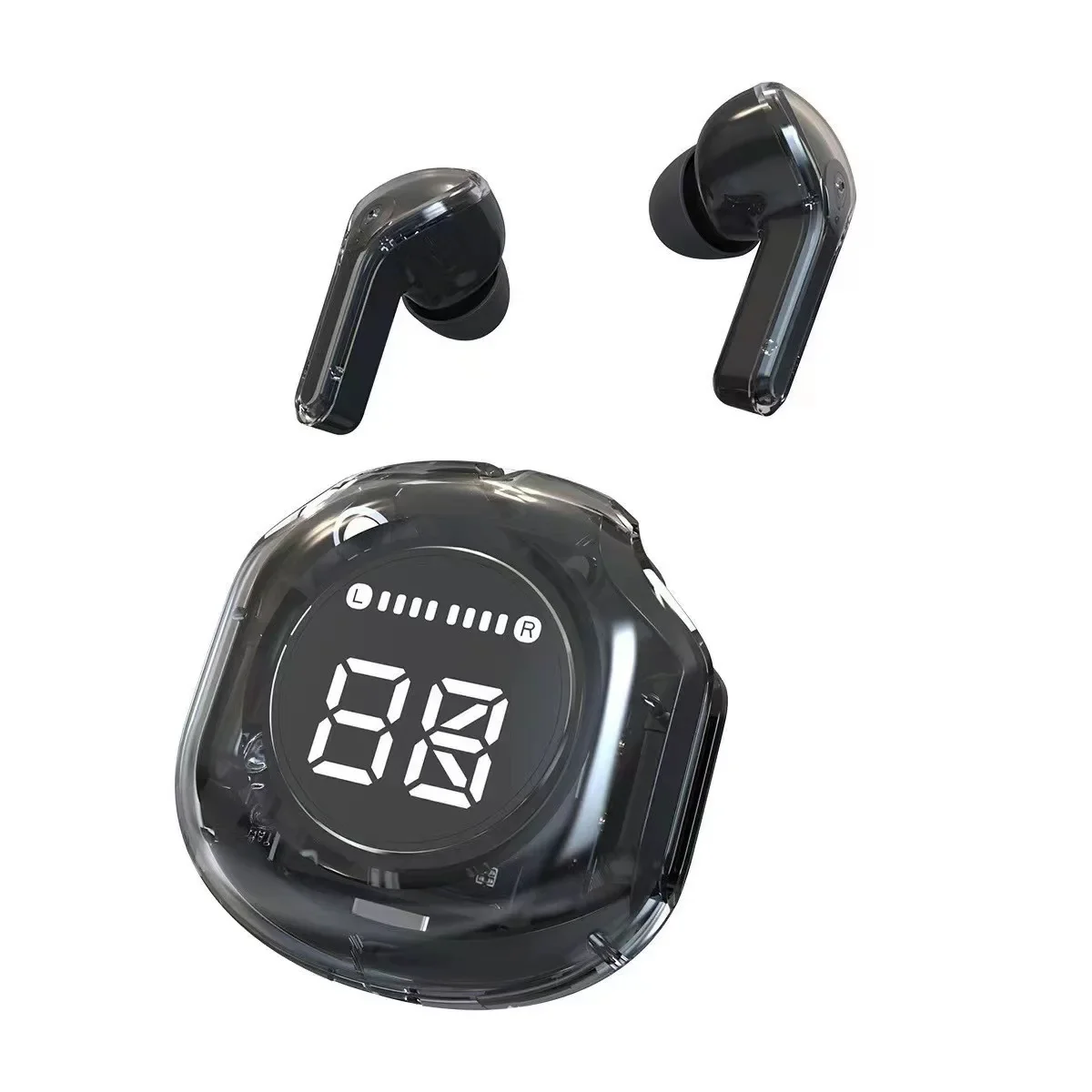 TWS Air39 Wireless Bluetooth Earphones – Transparent HiFi Stereo Sound with LED Power Display - Image 14