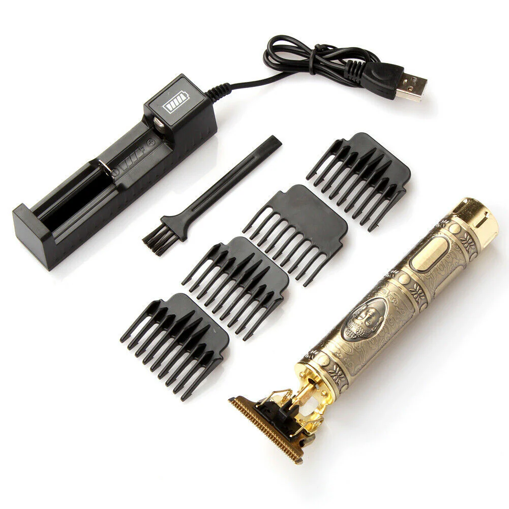 Rechargeable USB Electric Hair Clippers & Beard Trimmer – Professional Men's Grooming Tool - Image 9