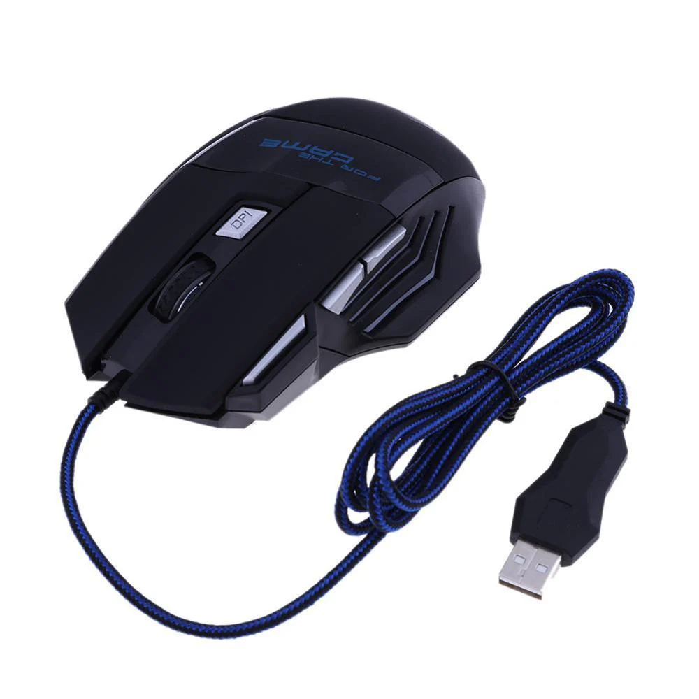 Wired Gaming Mouse 5500DPI – 7-Button RGB LED USB Optical Mouse - Image 6
