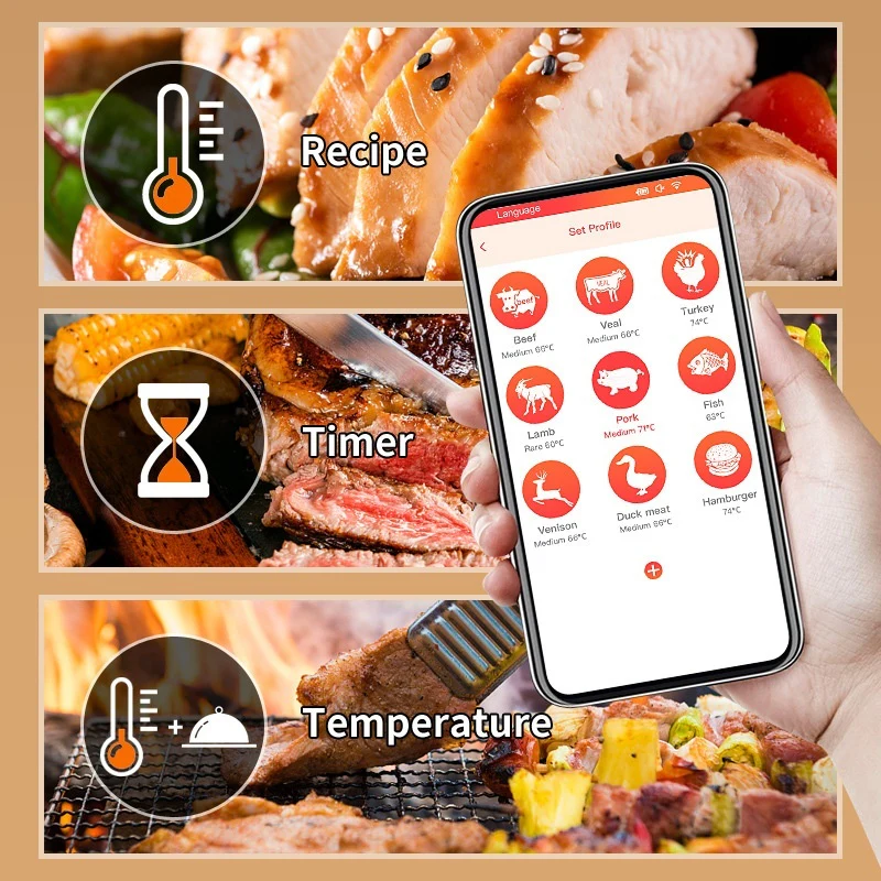 Wireless Kitchen Oven Thermometer - Image 4