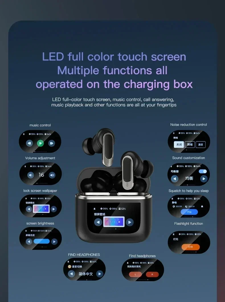 Xiaomi Tour Pro 2 Wireless Earbuds – LCD Touch Screen & ANC for Unmatched Audio Performance - Image 20