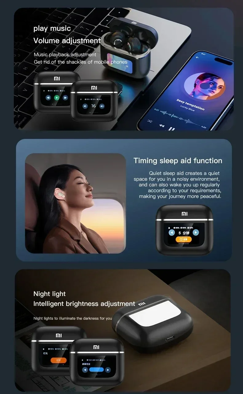 Xiaomi Tour Pro 2 Wireless Earbuds – LCD Touch Screen & ANC for Unmatched Audio Performance - Image 22