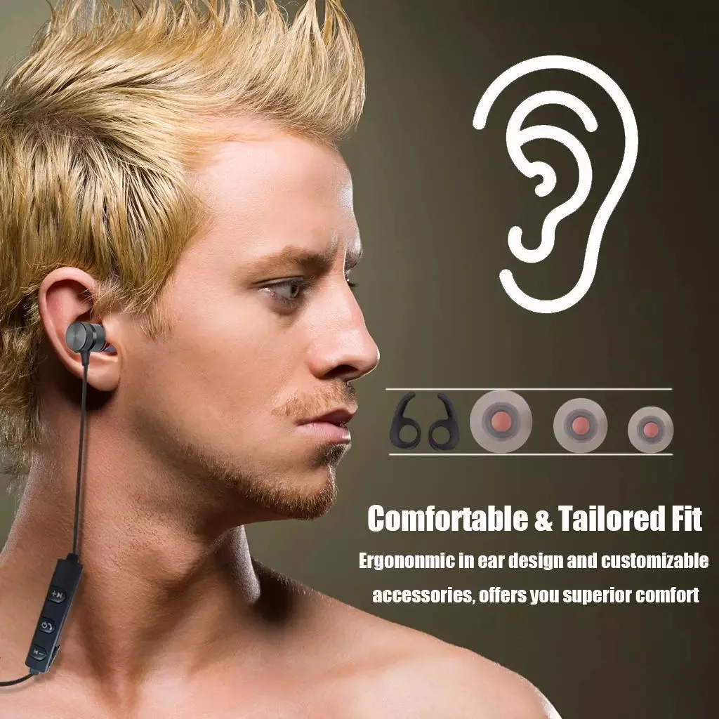XT 6 Wireless Bluetooth 5.0 Headphones Neckband Magnetic Earphones TWS Stereo Sports Running Earbuds With Mic for All Smartphone - Image 11