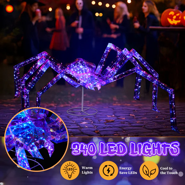 3ft Prism Spider Illusion Halloween Decor - Image 3