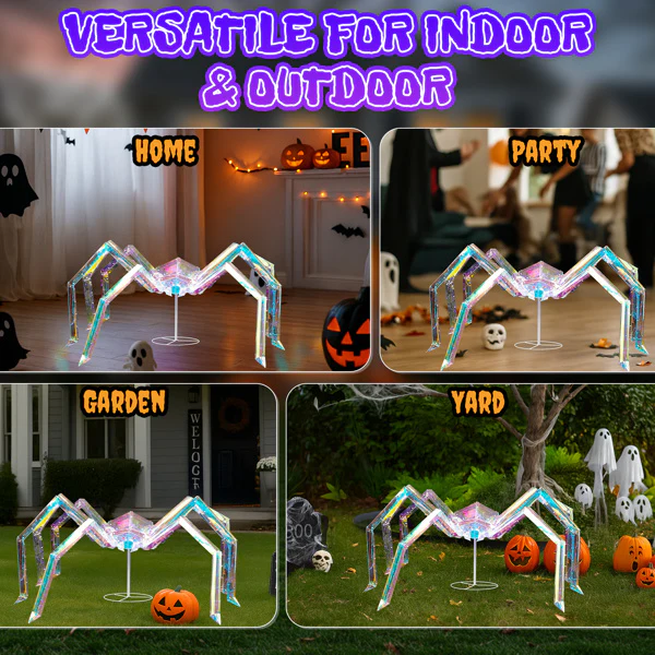 3ft Prism Spider Illusion Halloween Decor - Image 8
