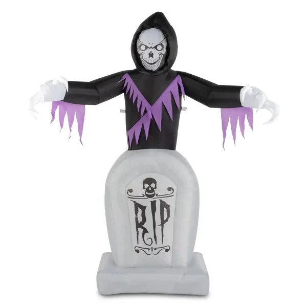 8ft Grim Reaper Grave Halloween Inflatable - Image 3