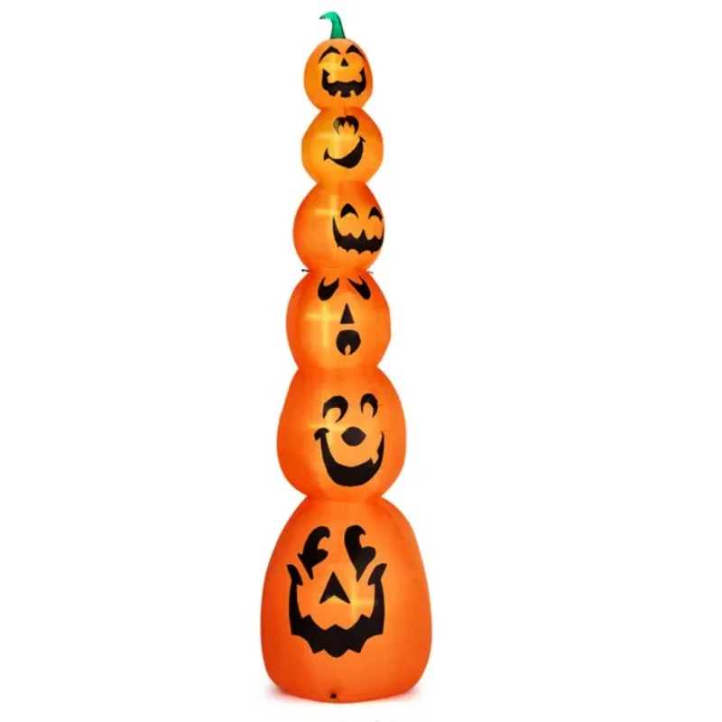 9ft Stacked Pumpkins Halloween Inflatable - Image 4