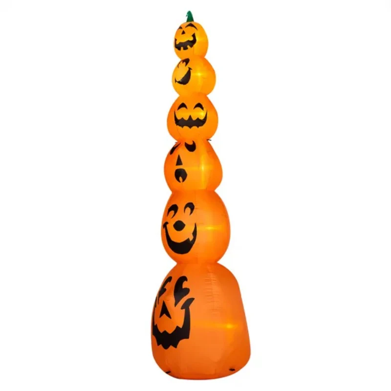 9ft Stacked Pumpkins Halloween Inflatable - Image 5