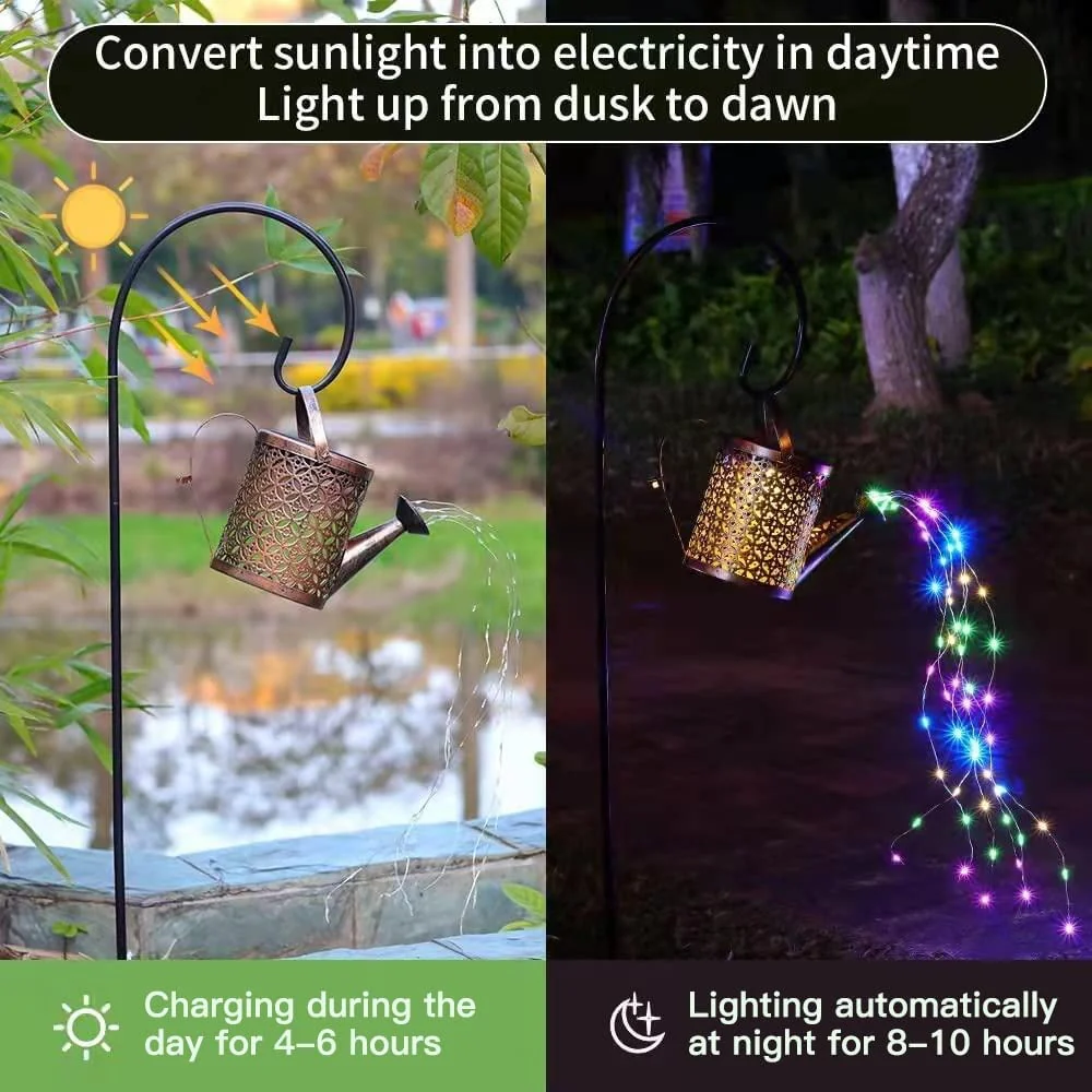 Solar Watering Can Lights, Halloween IP65 Vintage - Image 2